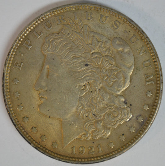 1921 Morgan Silver Dollar Better Detail with Original Silver Surfaces Circulated Example