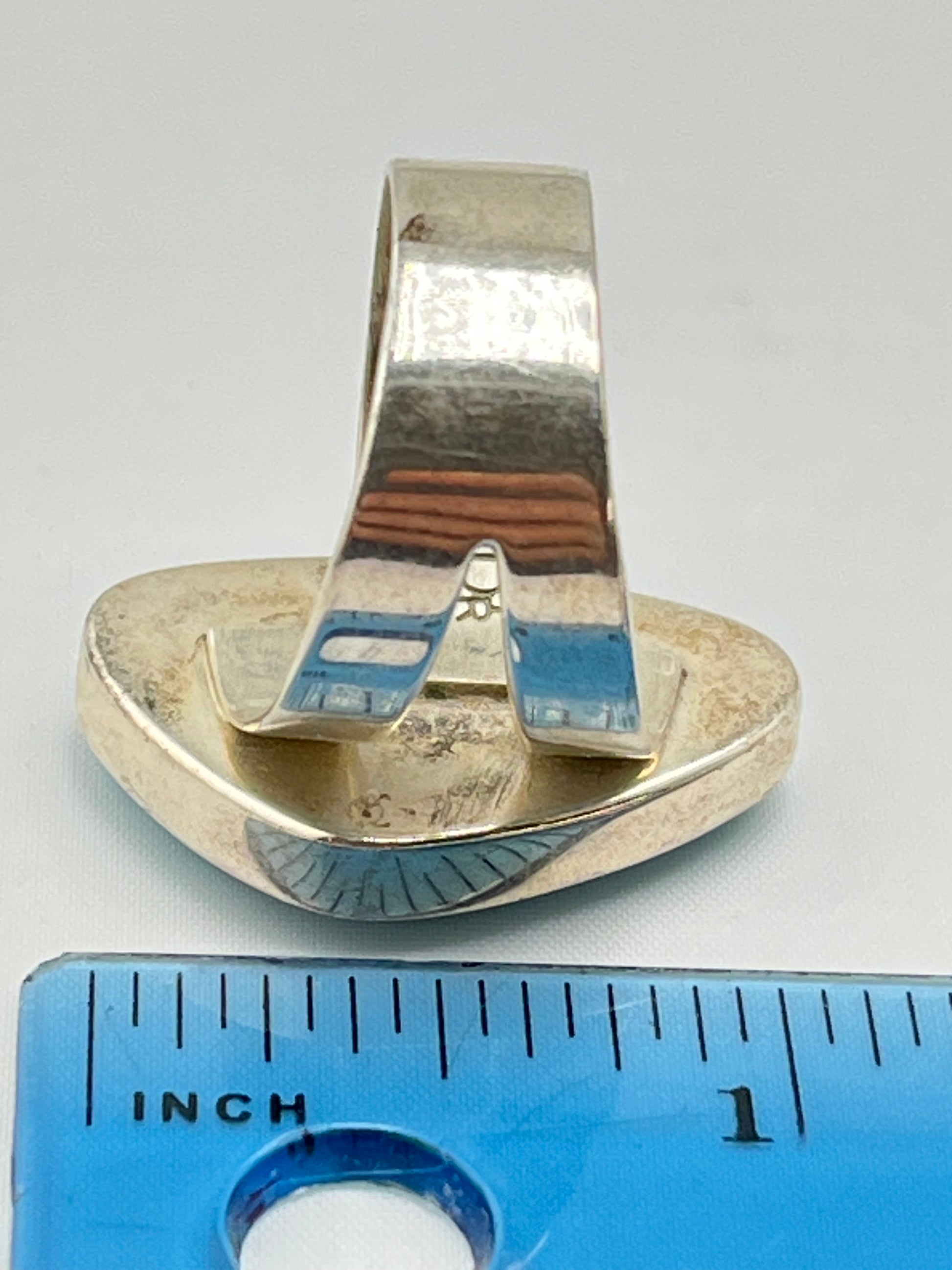 925 Sterling Silver DTR Jay King Freeform Turquoise Ring