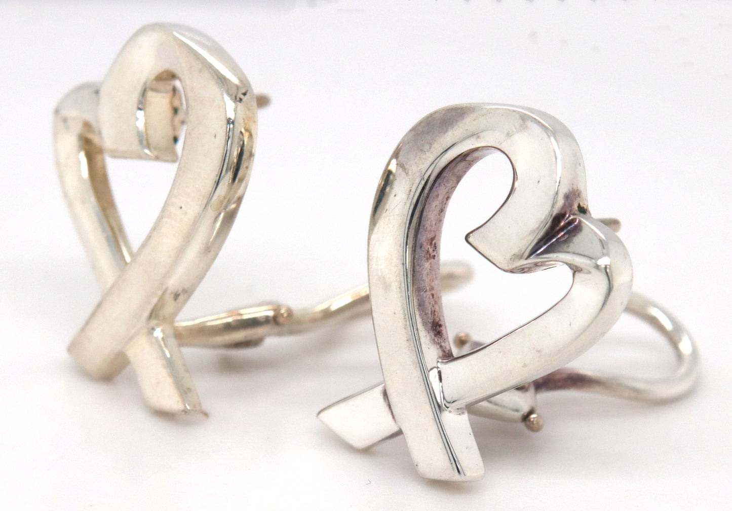 Tiffany & Co Paloma Picasso large loving heart earrings