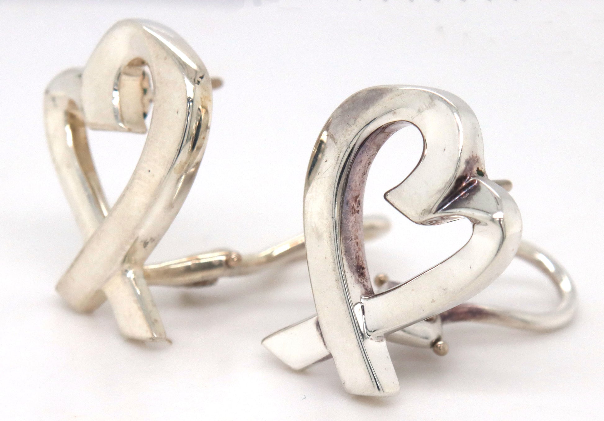 Tiffany & Co Paloma Picasso large loving heart earrings