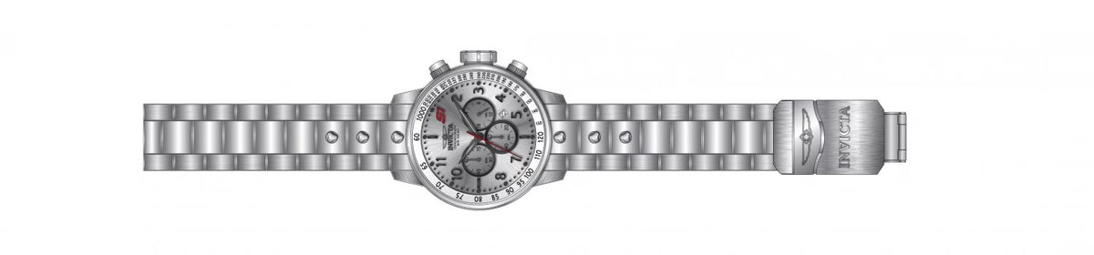 Invicta Men's S1 Rally  Quartz Chronograph Silver, Grey Dial Watch