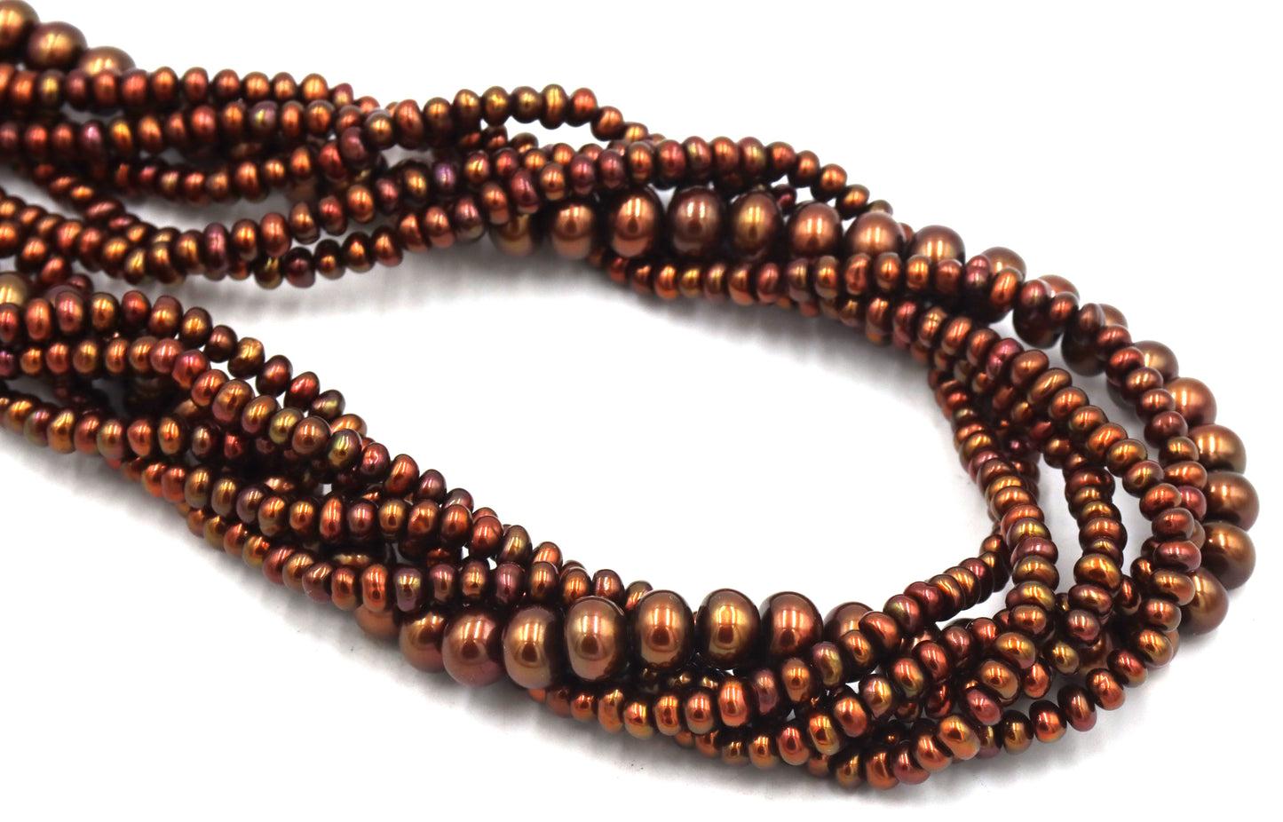 Honora pearl multi strand twisted necklace