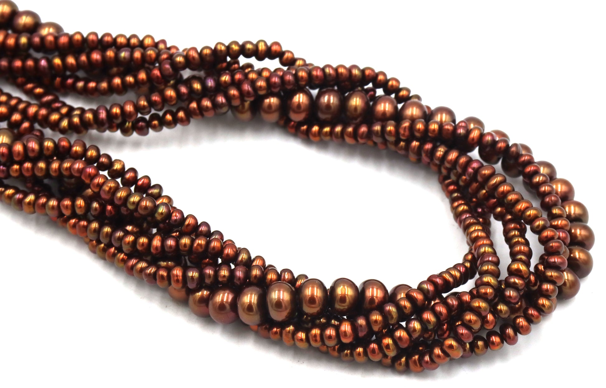 Honora pearl multi strand twisted necklace