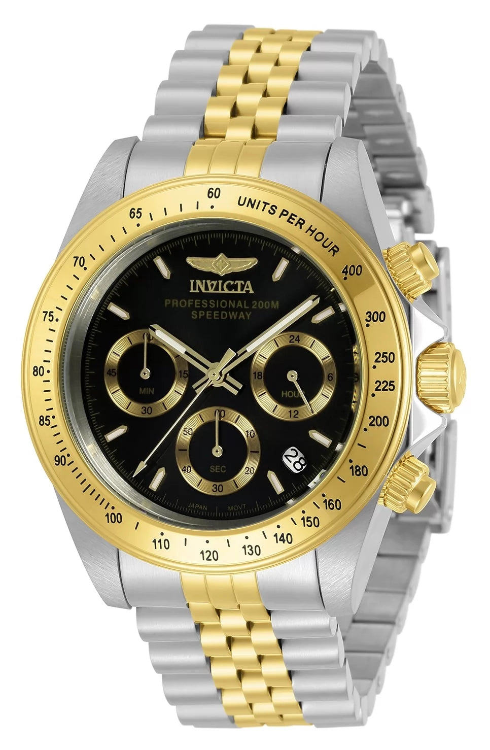 Invicta Men's Speedway Quartz Chronograph Black Dial Watch