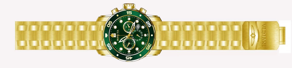 Invicta Men's Pro Diver Quartz Chronograph Green Dial Watch