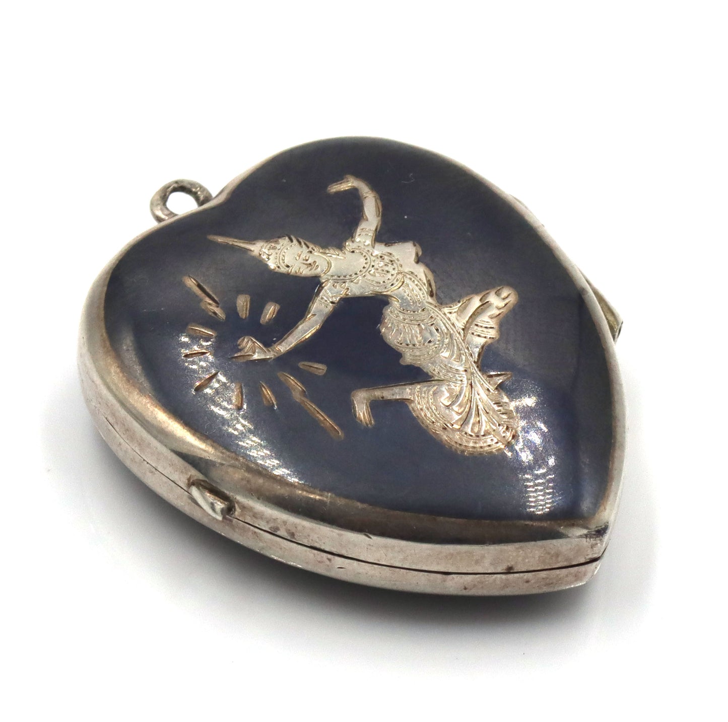 Vintage Siam 925 Sterling silver and Enameled lot of jewelry