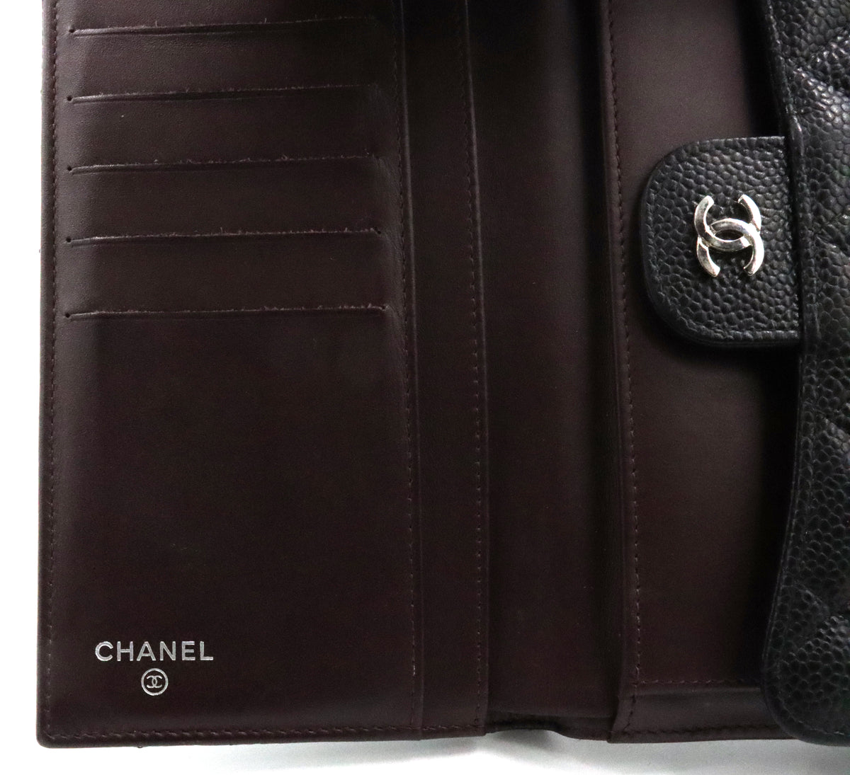Chanel Caviar leather wallet