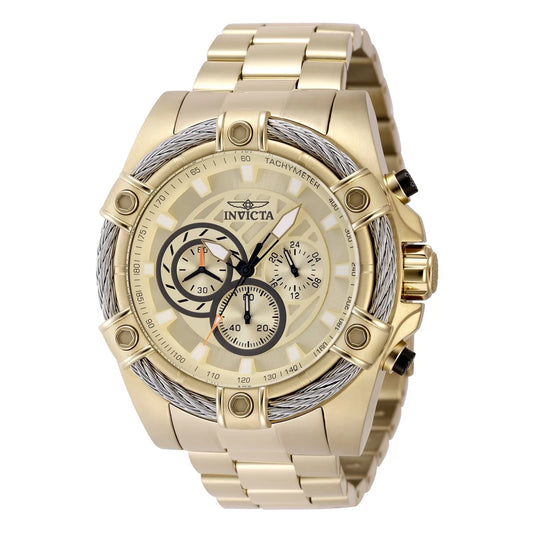 Invicta Men's Bolt Quartz Chronograph Gold Dial Watch