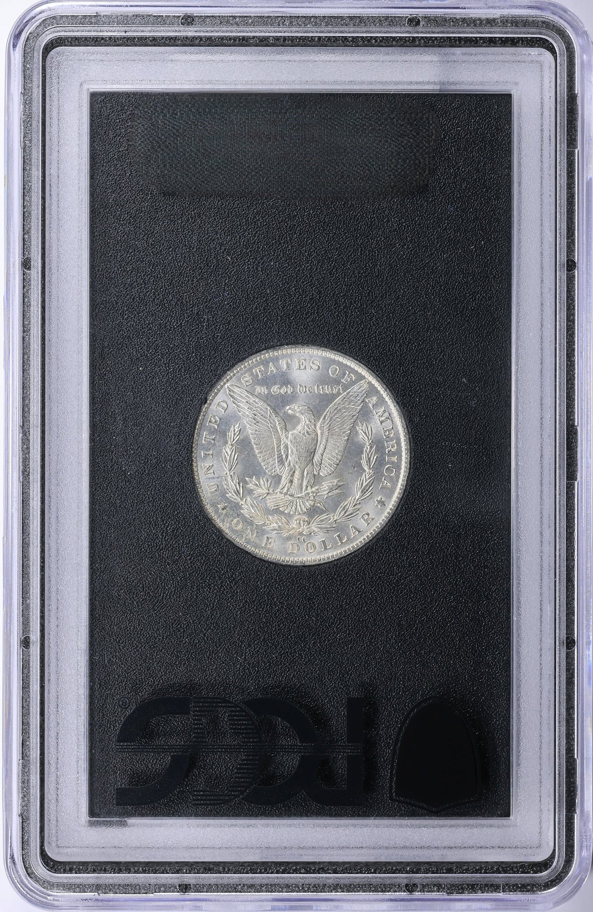 1882-CC Morgan Silver Dollar GSA Hoard PCGS MS-63 (GSA Holder) with GSA Box and Unnumbered Certifica