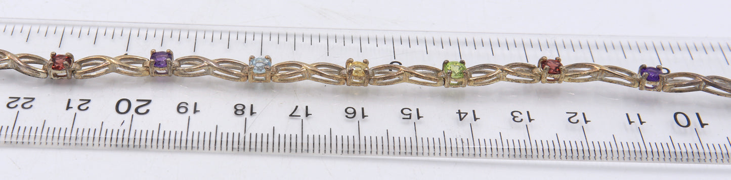 Group Lot of Vintage 925 Sterling Silver Bracelets