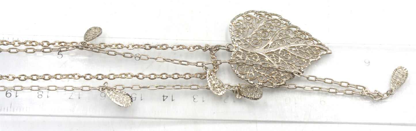 Group lot of 6 vintage 925 sterling silver necklaces