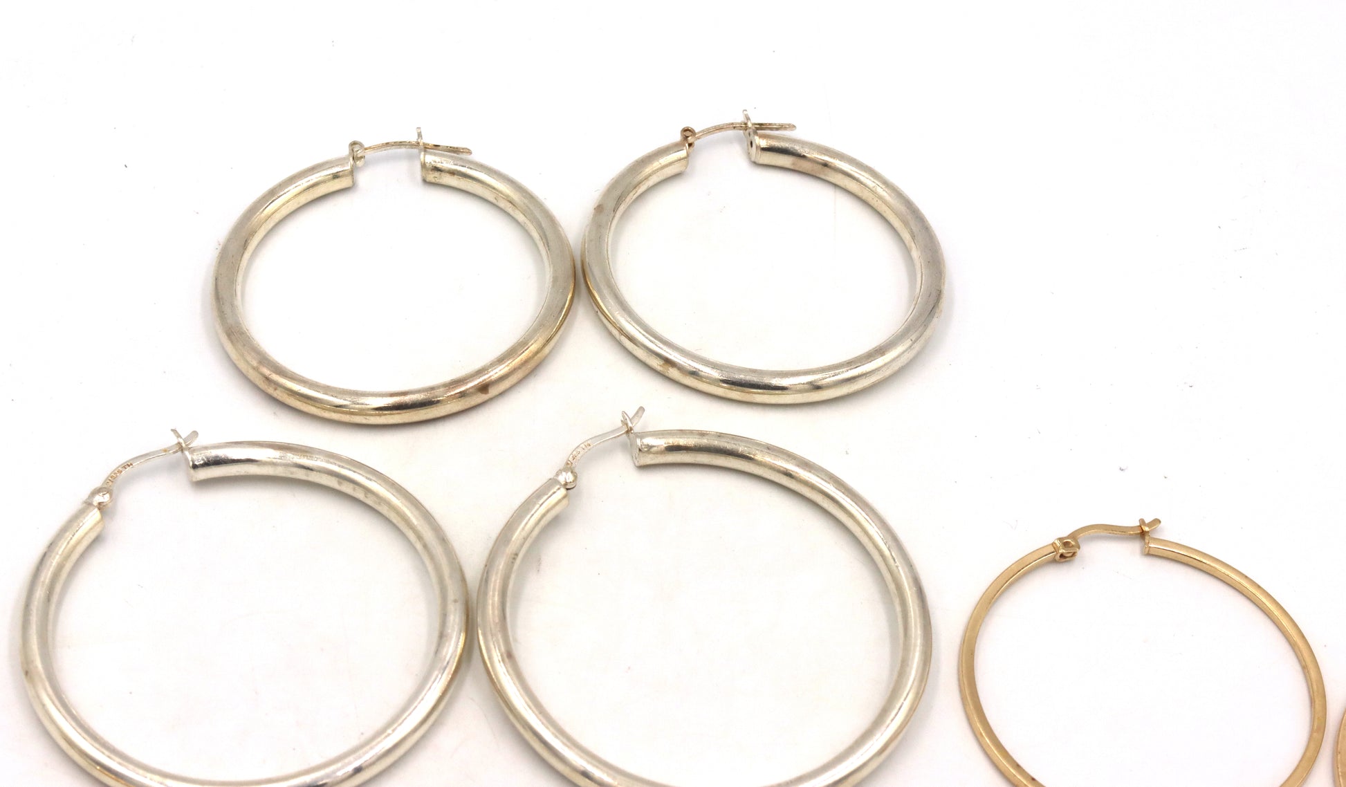 Group lot of Vintage 925 sterling silver earrings