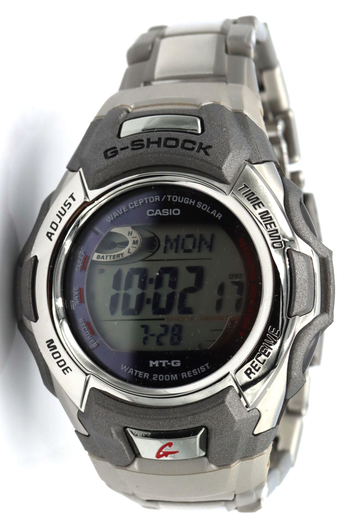 Casio Men's G shock stainless steel tough solar automatic digital watch
