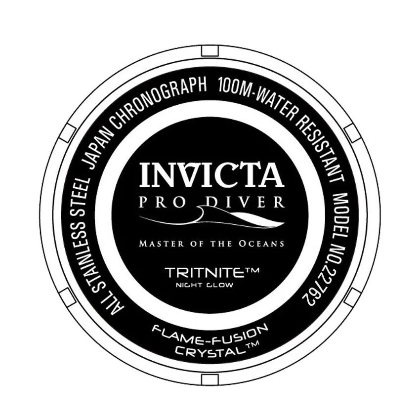 Invicta Men's Pro Diver Quartz Multifunction Blue Dial Watch