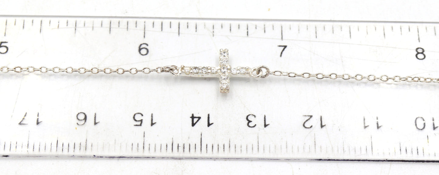 Group lot of 10 Vintage 925 sterling silver bracelets
