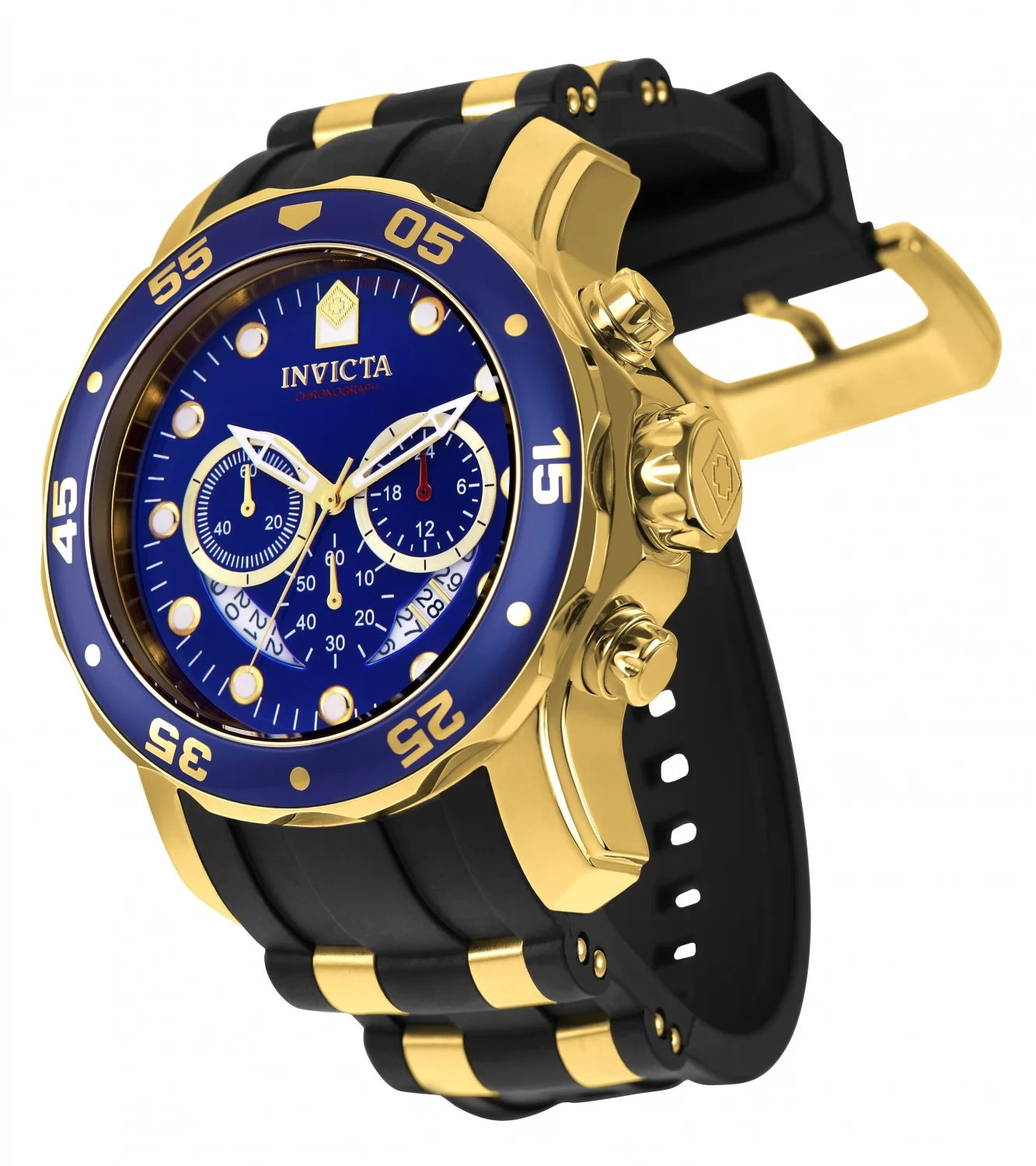 Invicta Men's Pro Diver Quartz Multifunction Blue Dial Watch