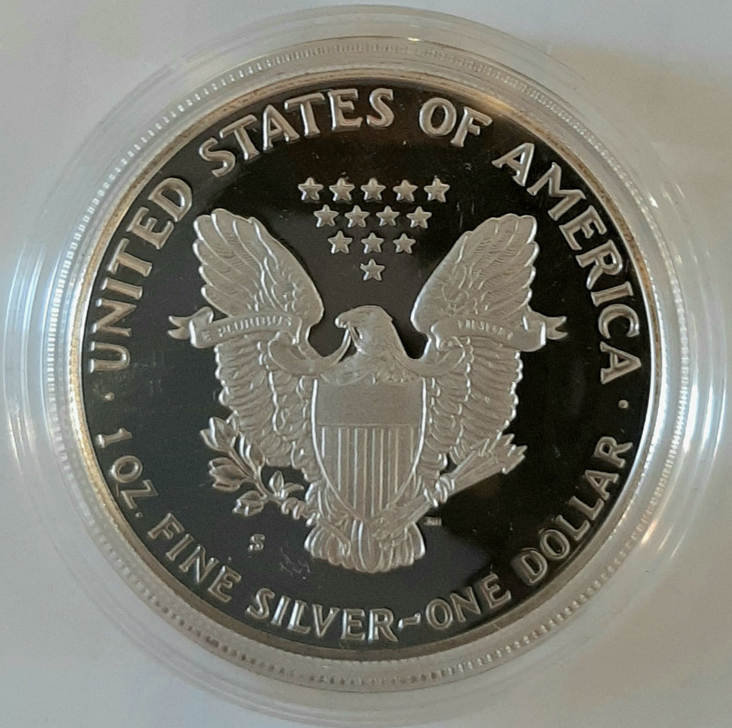 1987-S American Silver Eagle PROOF 1 Oz Silver Coin With Box and COA