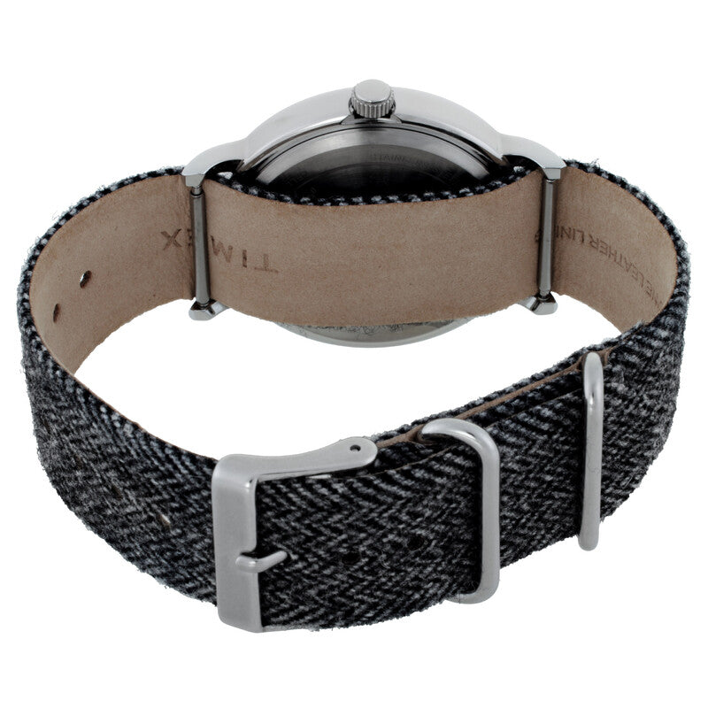 Timex Weekender Unisex Black Dial Black Nylon Strap Quartz Watch 38 mm