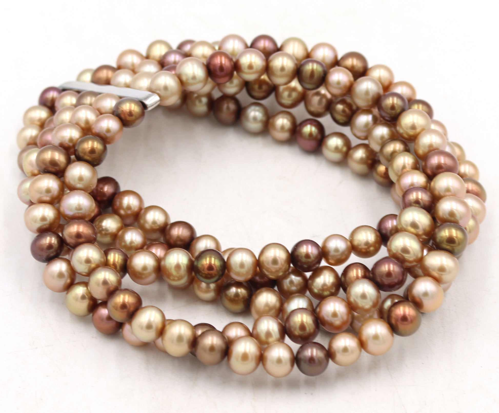 Honora pearl multi strand bangle