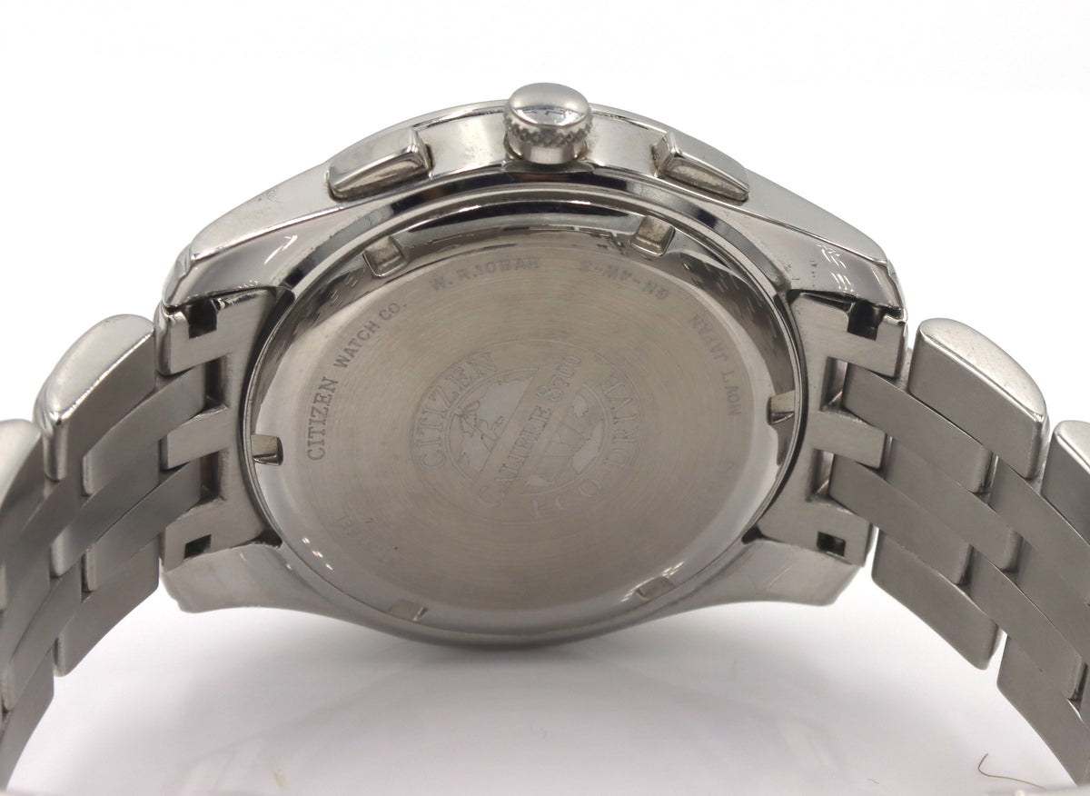 Citizen GN-4W-S blue dial stainless steel watch