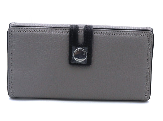 Micheal Kors two tone black and grey leather Harness wallet