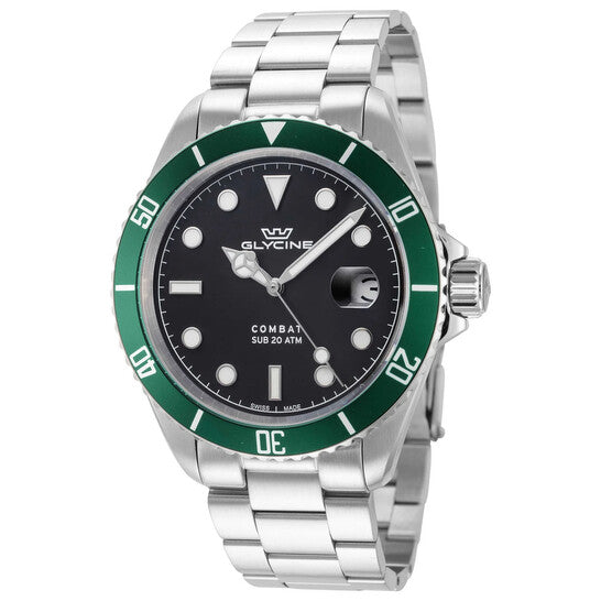 Glycine Combat Men's Sport Watch – Black Dial