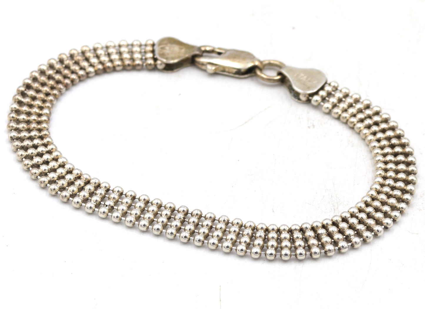 Group lot of 4 Vintage 925 sterling silver bracelets