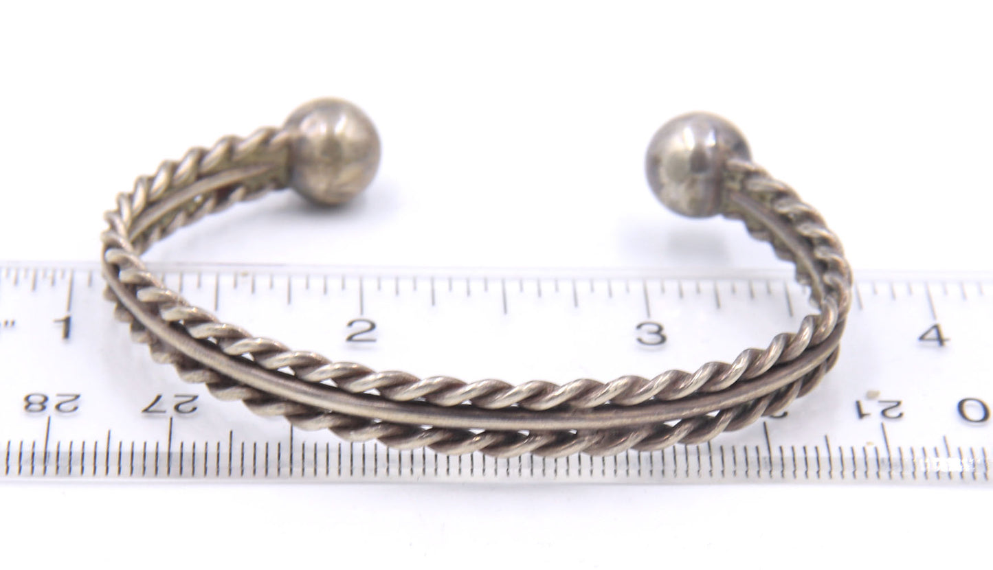 Big Group Lot of Vintage 925 Sterling Silver Cuff Bangles