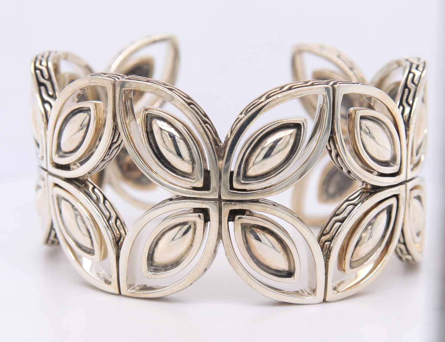 John Hardy Kawung Cuff Bangle in Sterling Silver