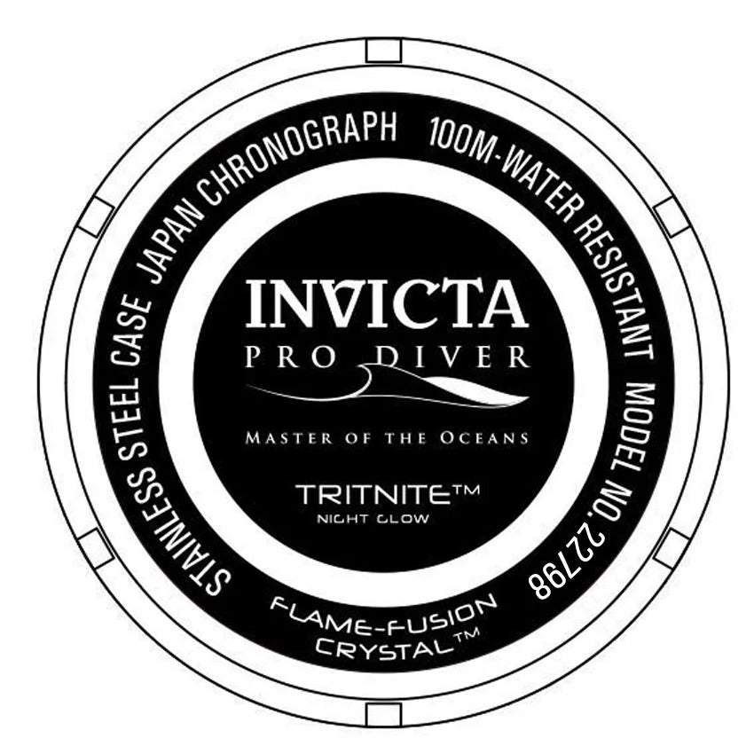 Invicta Men's Pro Diver Quartz 3 Hand Blue Dial Watch