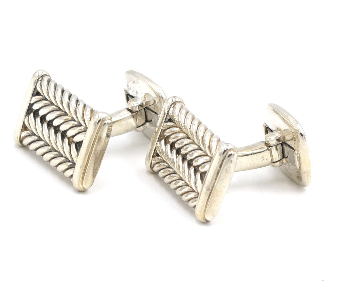 David Yurman Chevron Cufflinks