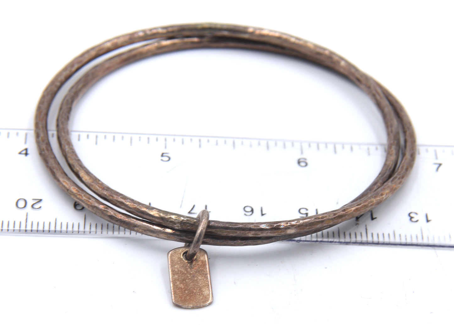 Group lot of vintage 925 sterling silver bangles