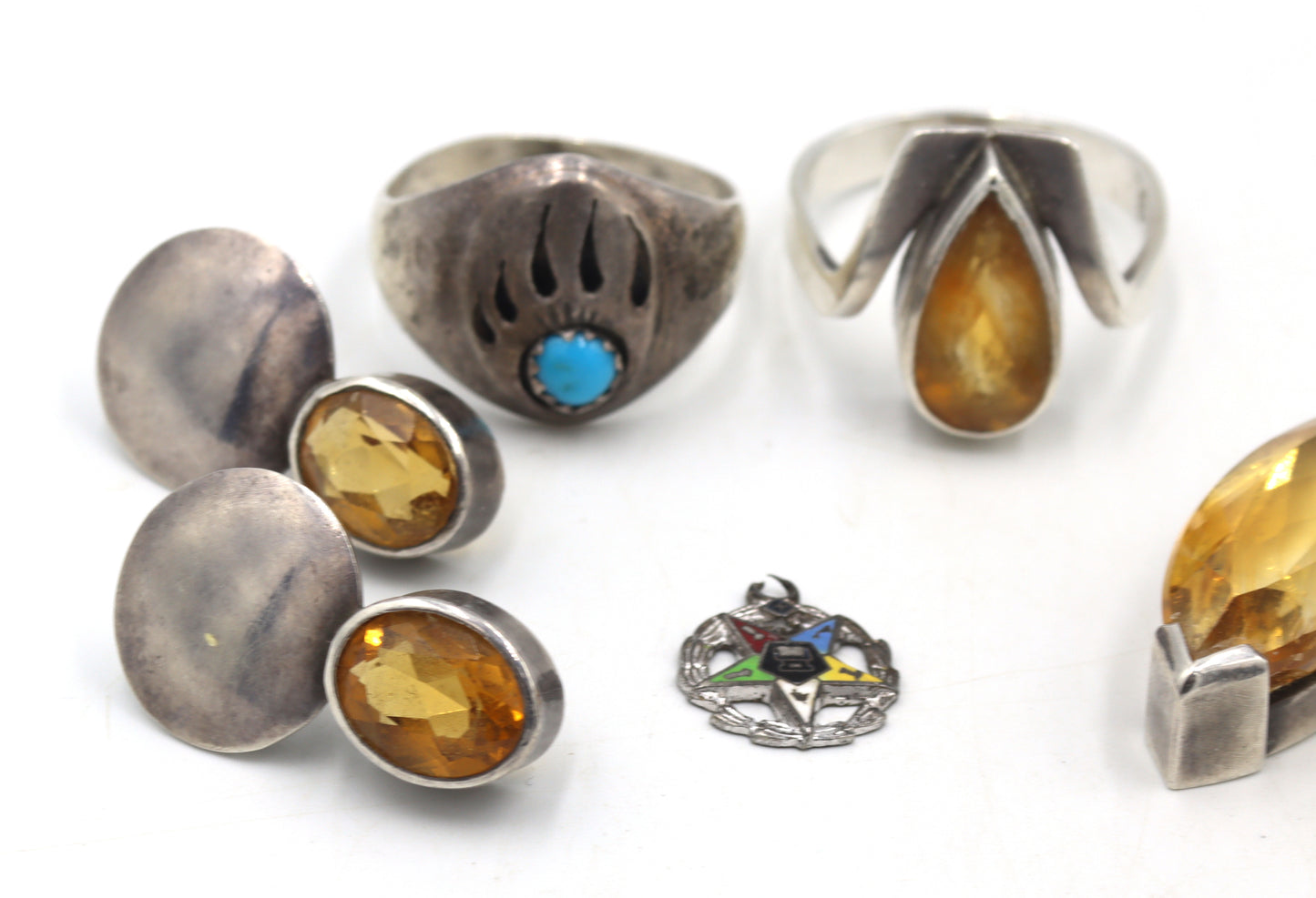 Group lot of Vintage 925 sterling silver jewelry