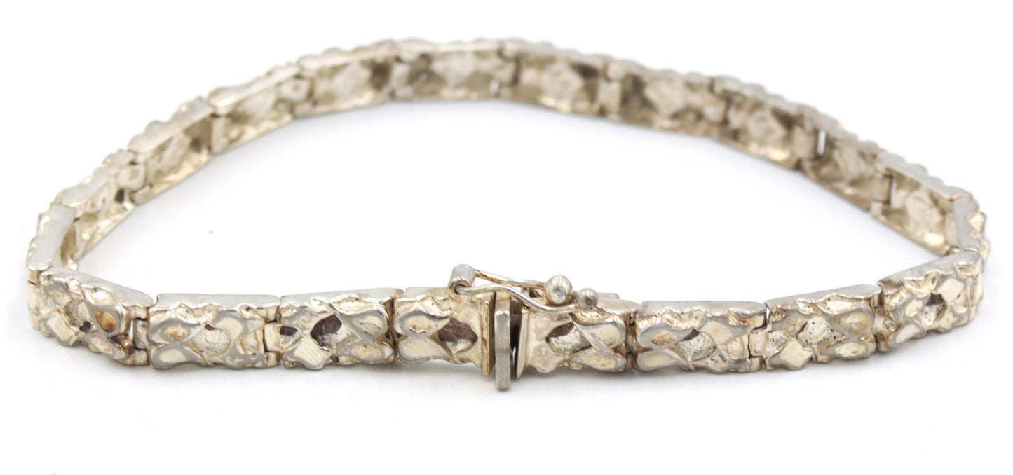Group lot of 3 Vintage 925 sterling silver bracelets