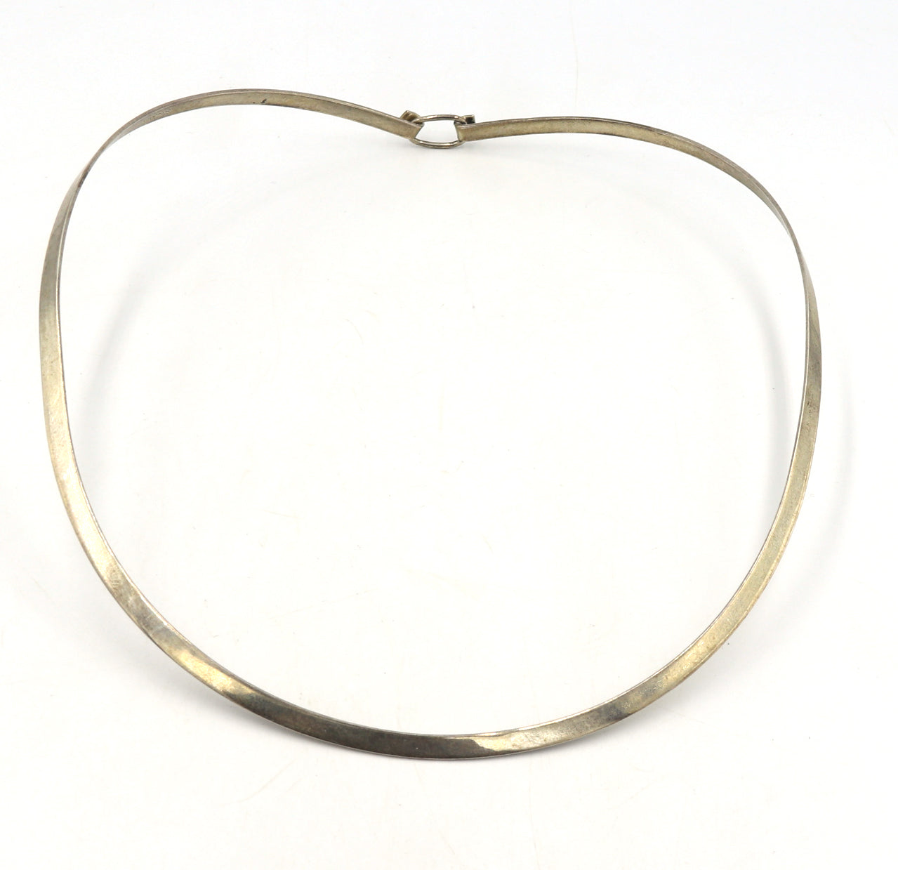Lot of 2 Vintage 925 sterling silver cuff necklaces