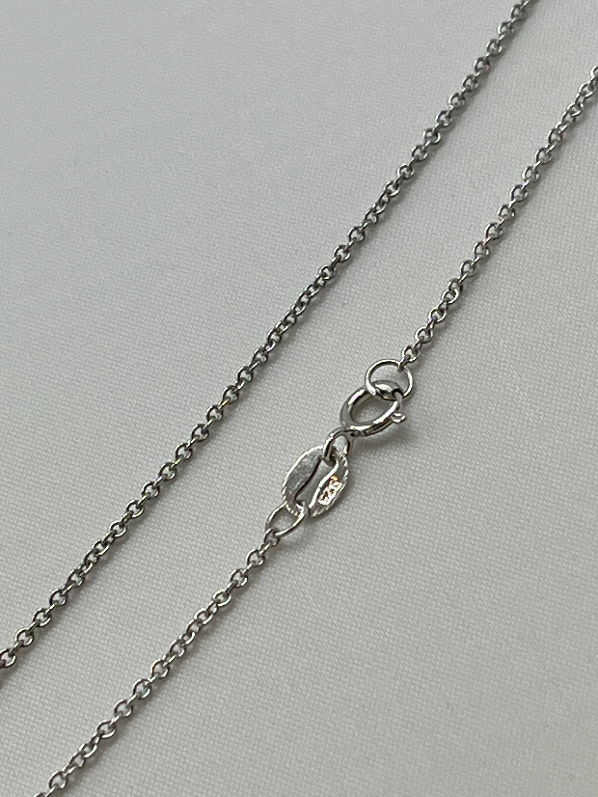 925 Sterling Silver Bezel Set Floral Pattern Red Coral Color Pendant With Chain Necklace