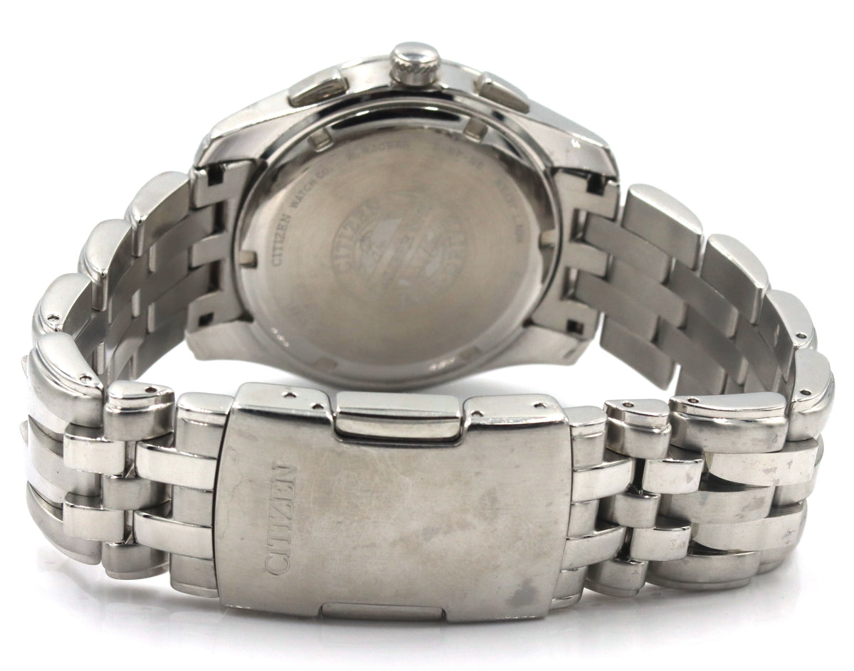 Citizen GN-4W-S blue dial stainless steel watch