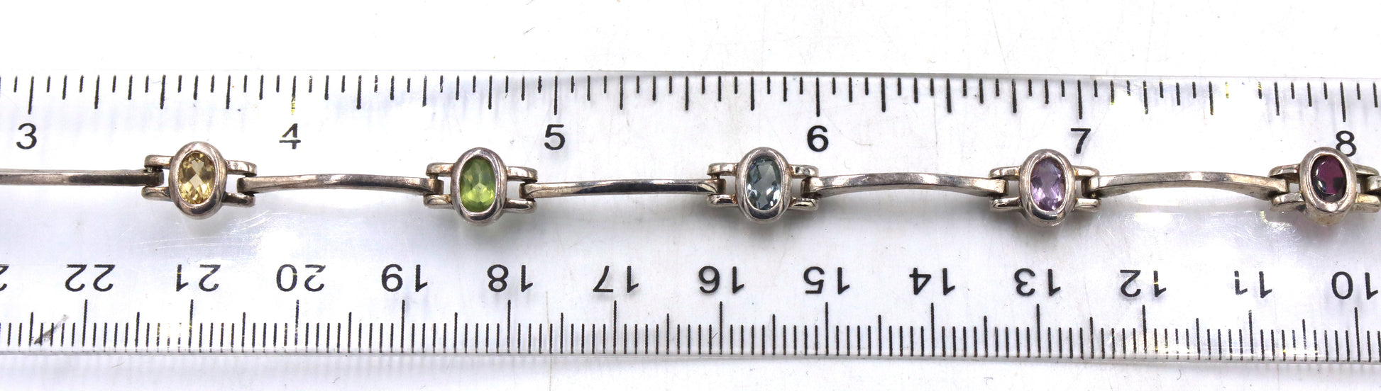 Group of 10 vintage 925 sterling silver bracelets