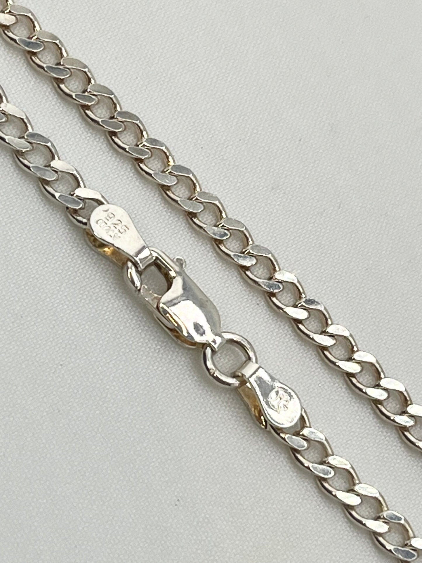 925 Sterling Silver Scrolled Or Filigree Design Heart With Long Curb Link Chain Necklace