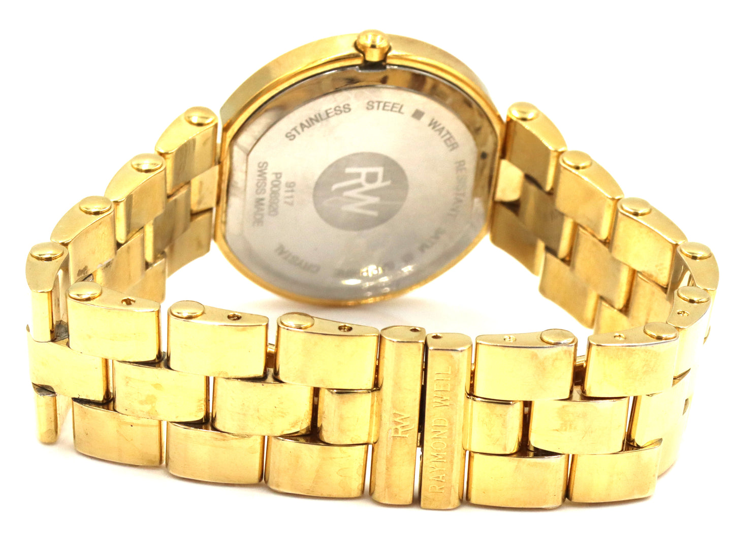 Raymond Weil gold tone Roman numeral watch