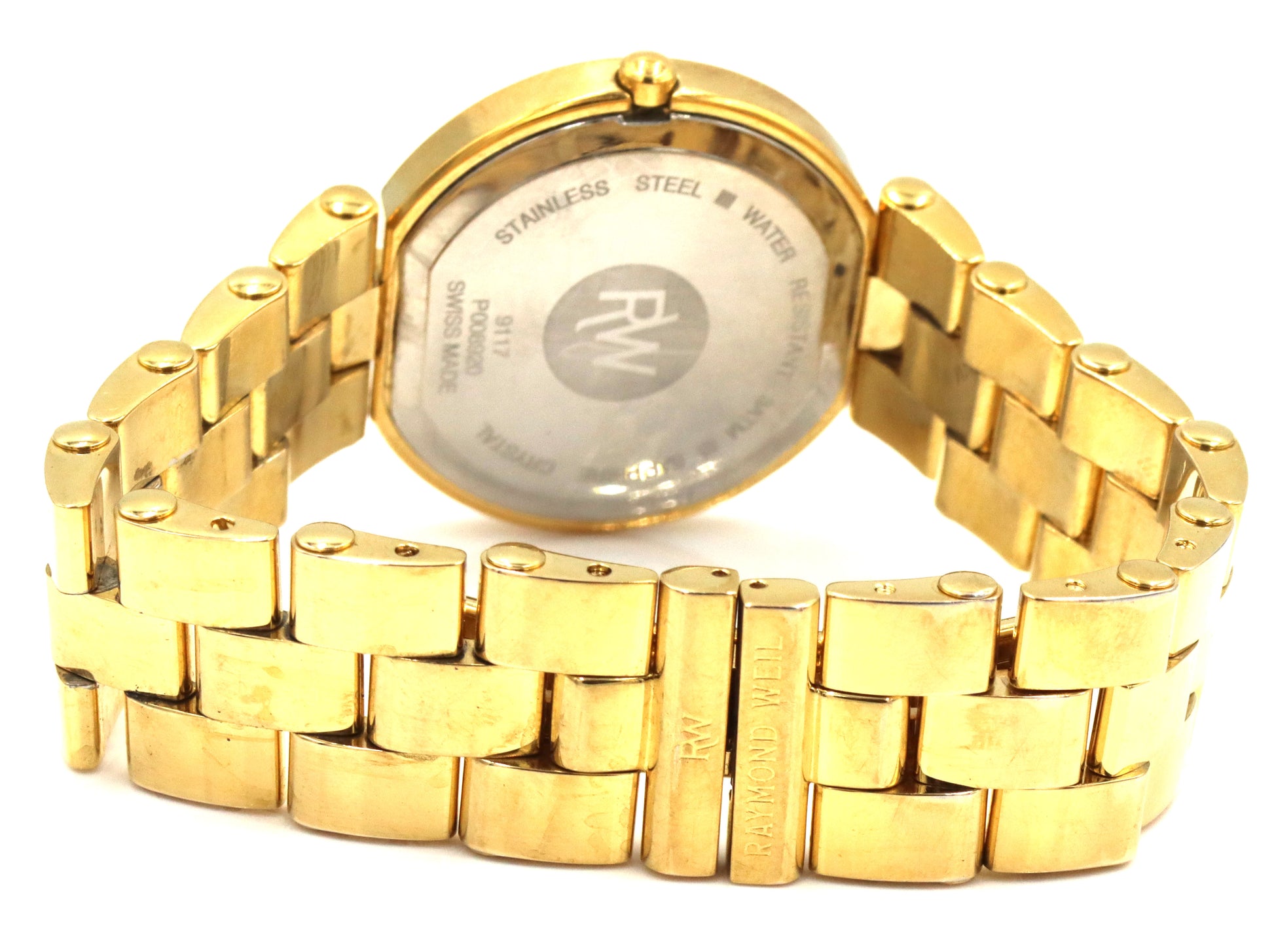 Raymond Weil gold tone Roman numeral watch