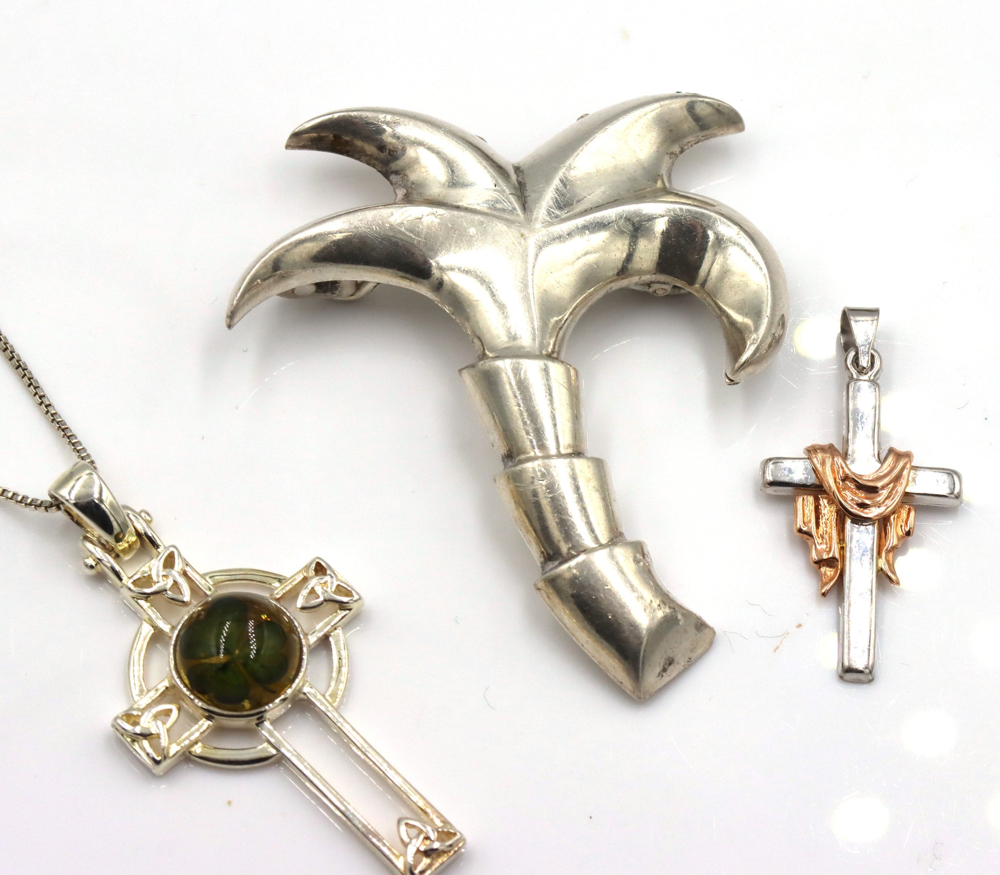 Group lot of vintage 925 sterling silver jewelry