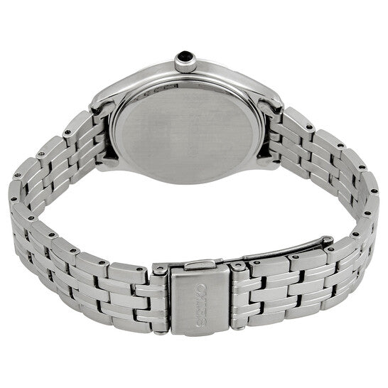 Seiko Women’s Quartz Watch Stainless Steel Bracelet Cream Dial Roman Numerals