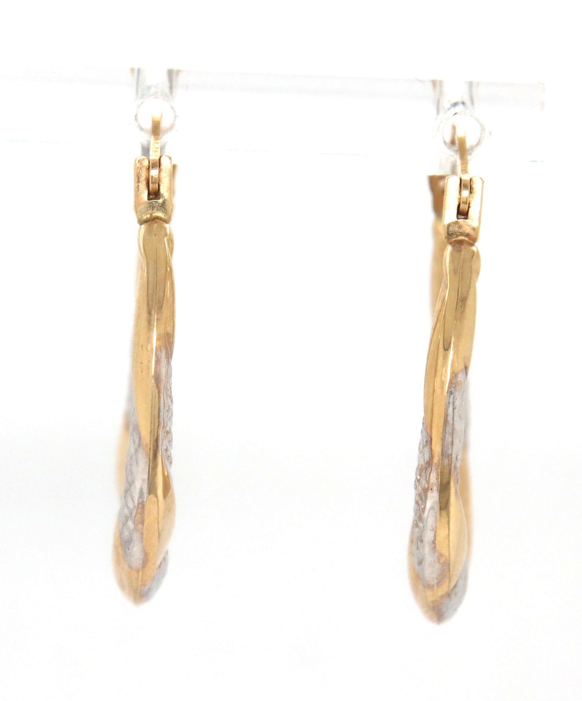 14kt Yellow gold hoop earrings