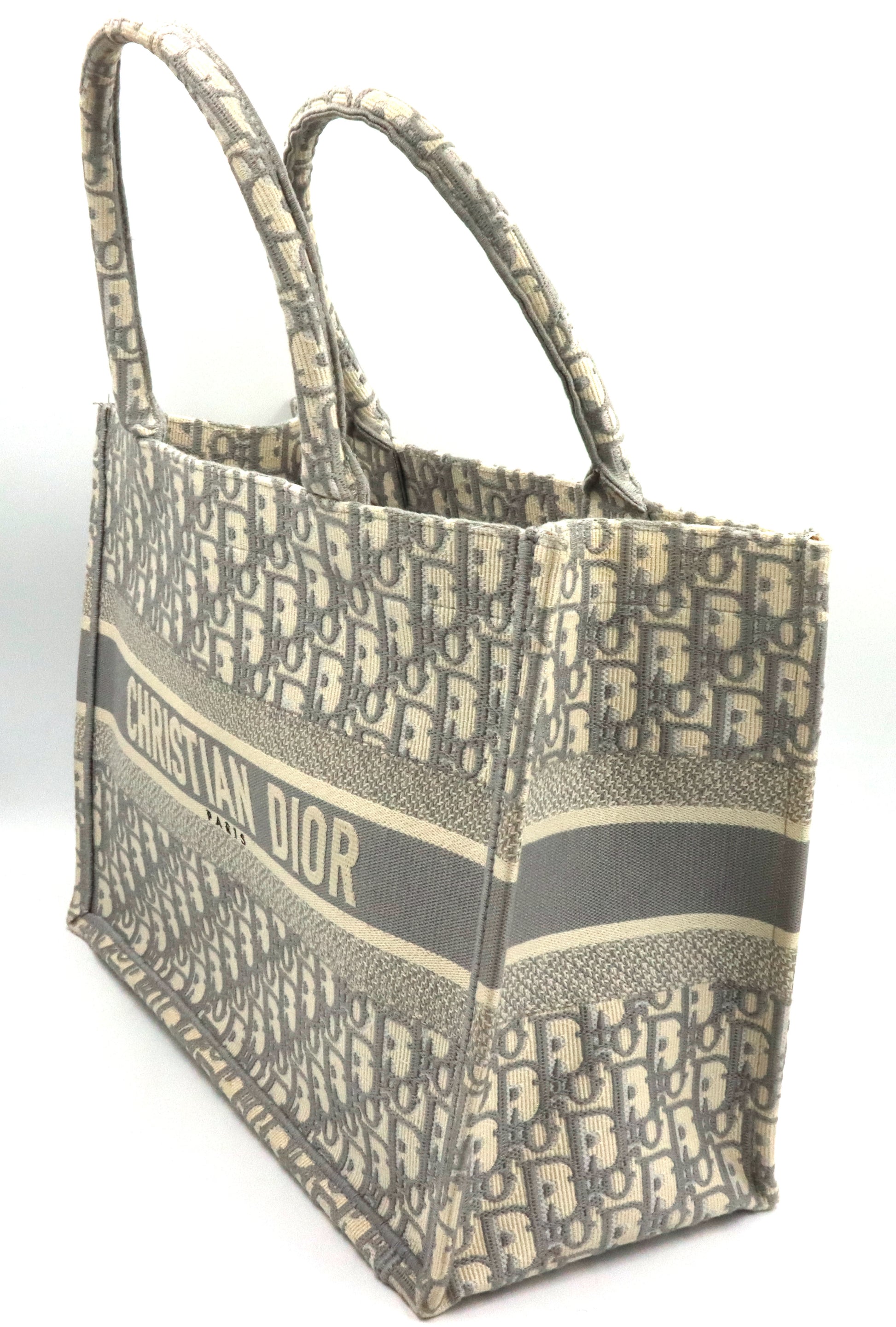 Christian Dior Canvas book tote
