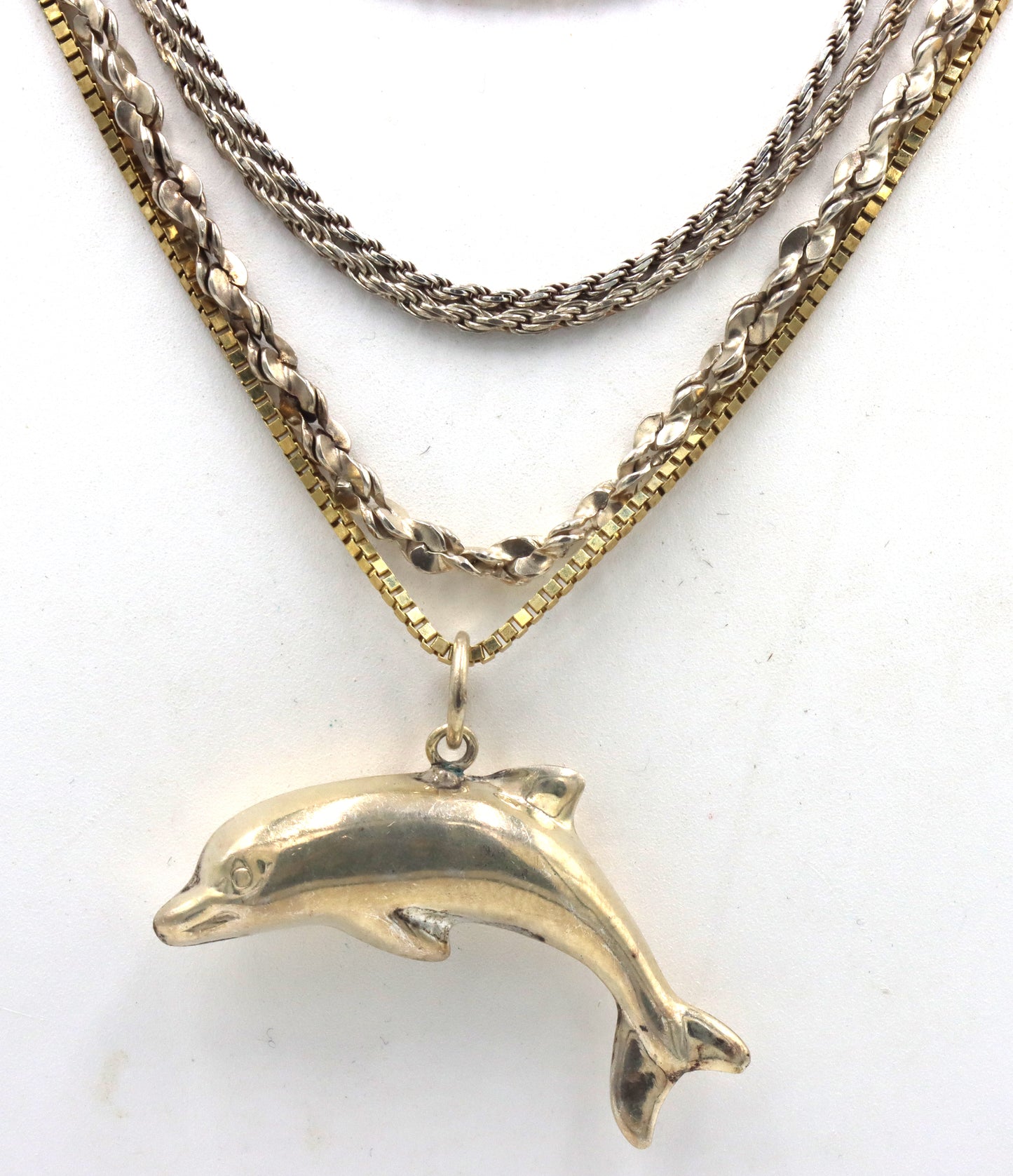 Group lot of 6 vintage 925 sterling silver necklaces