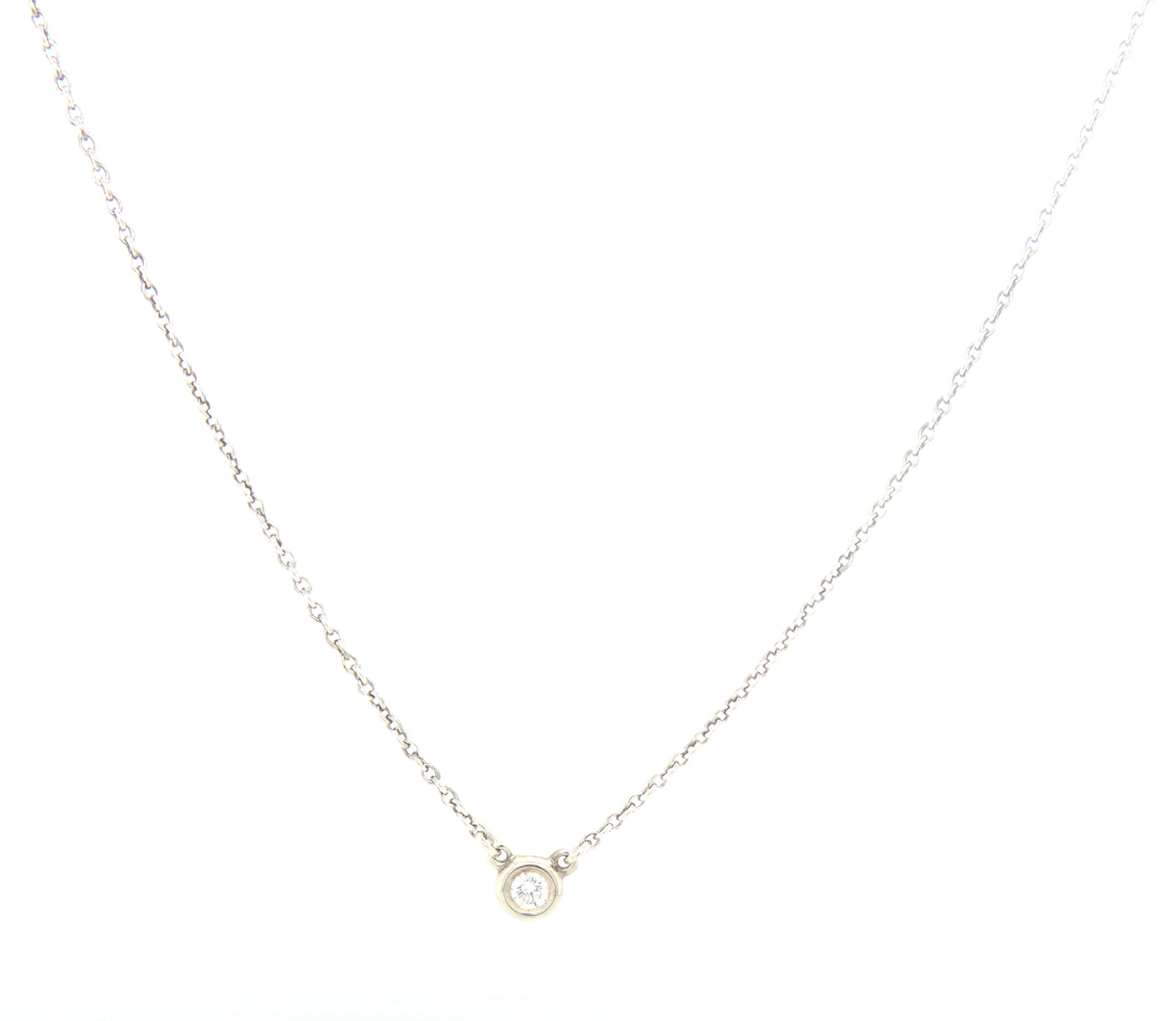 Tiffany & Co 0.05ct diamond by the yard necklace