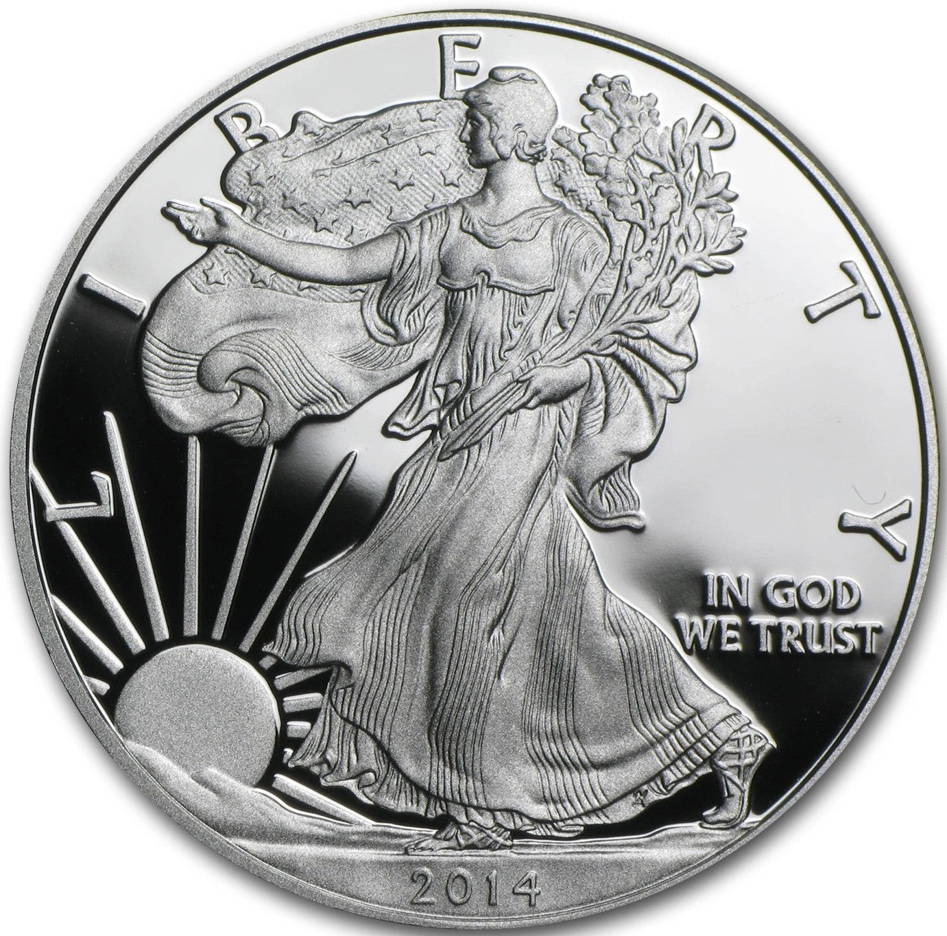 2014-W United States Mint American Eagle One Ounce Silver Proof Coin