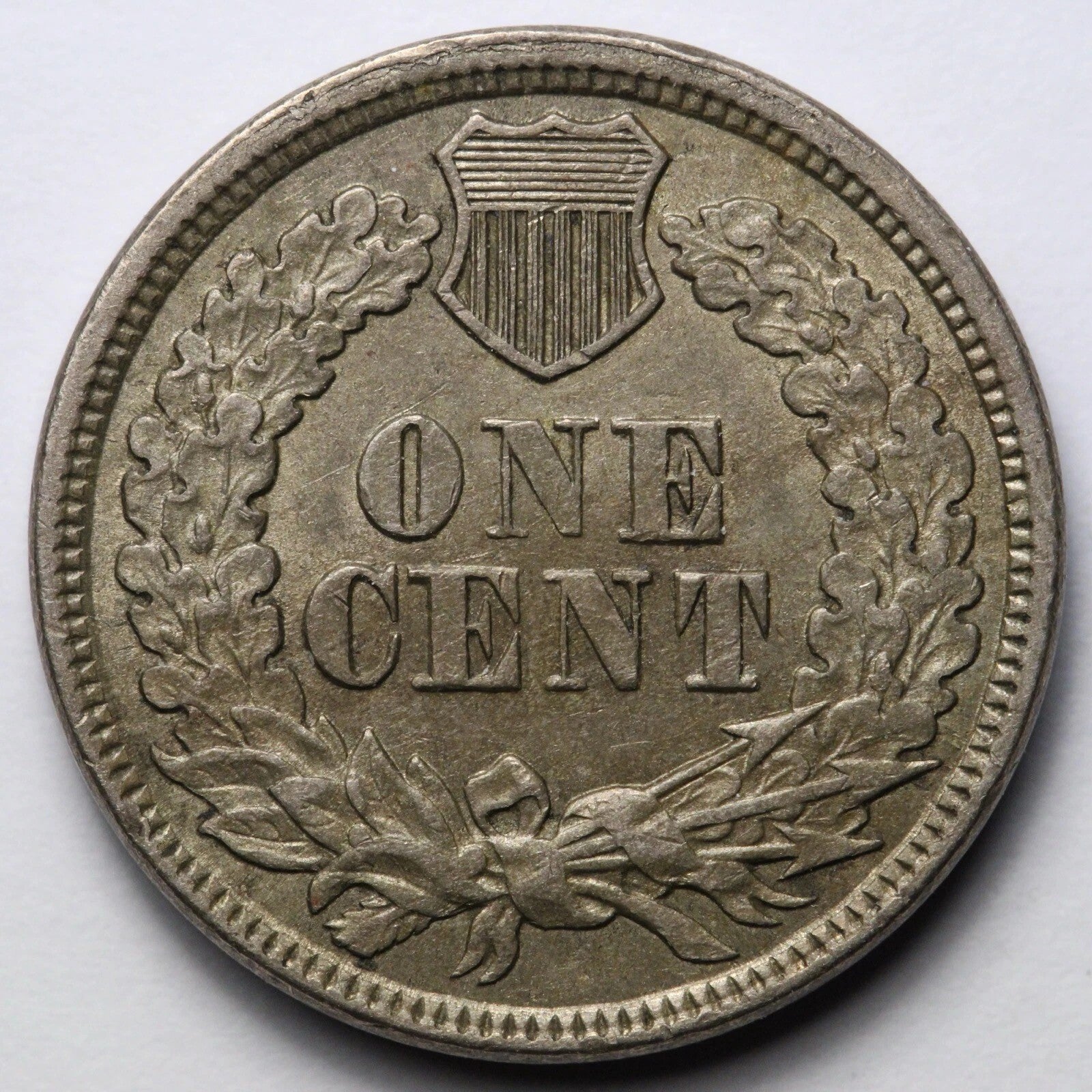 1862 Indian Head Cent (Copper-Nickel) Better Date Civil War Era One Cent Coin Fine to Very Fine Deta