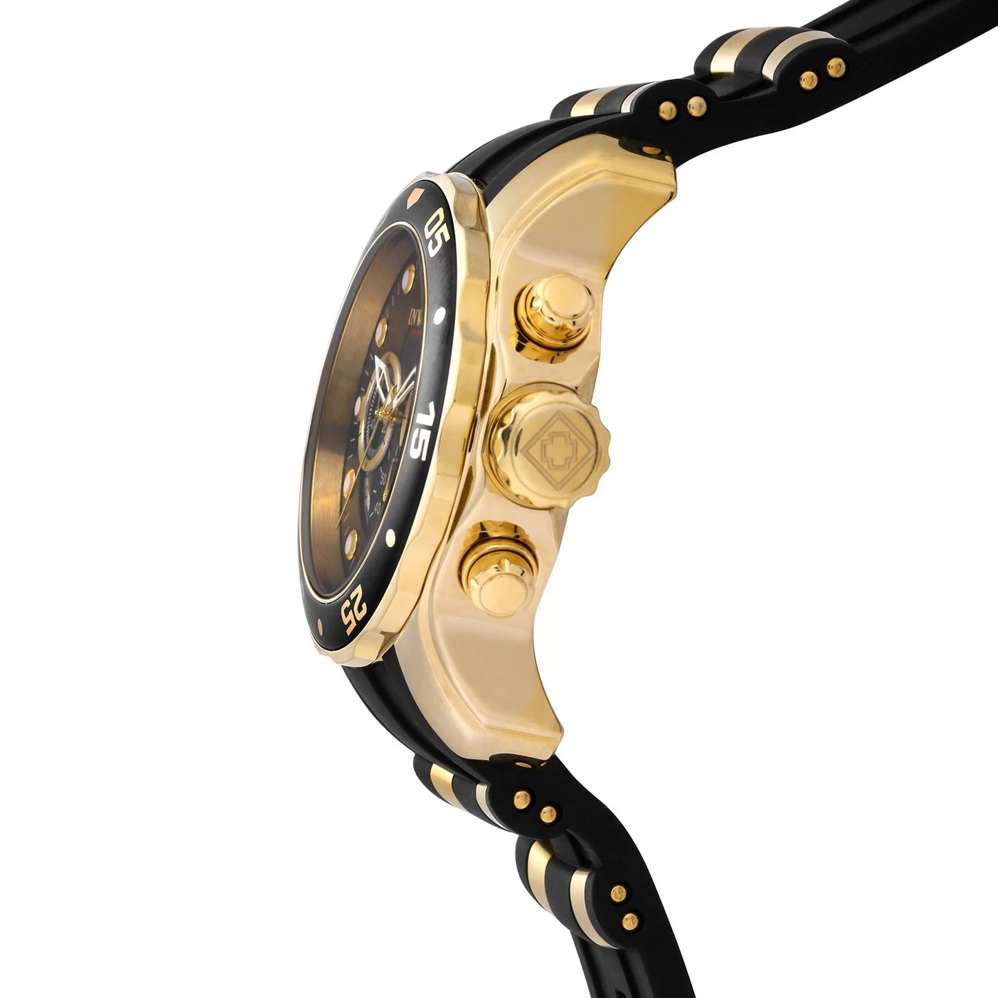 Invicta Men's Pro Diver Quartz Multifunction Black Dial Watch
